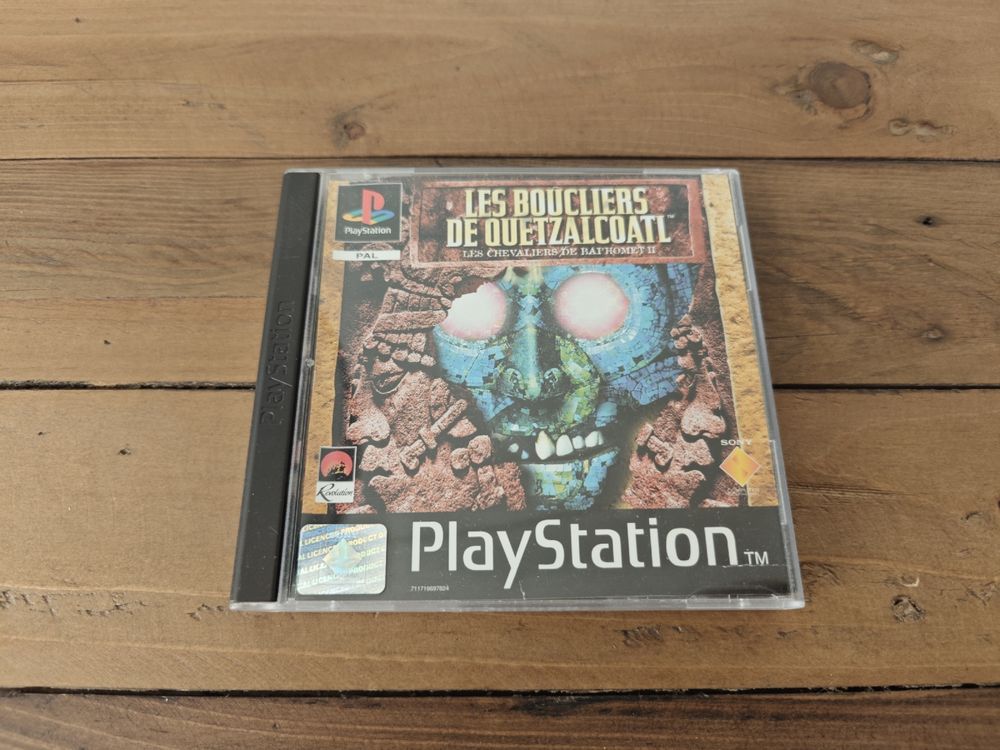 Broken Sword 2 – Les Boucliers De Quetzacoalt – Sony PS1 – Version Promo Press PAL – Très Bon état