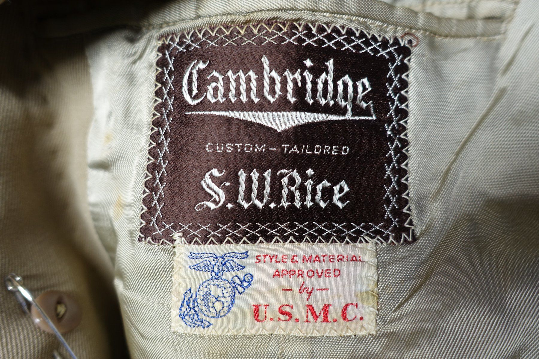 Uniformi: USMC Uniform Jacke Major 2. Weltkrieg – Usato da Kappelen venduto da Marmoe 5