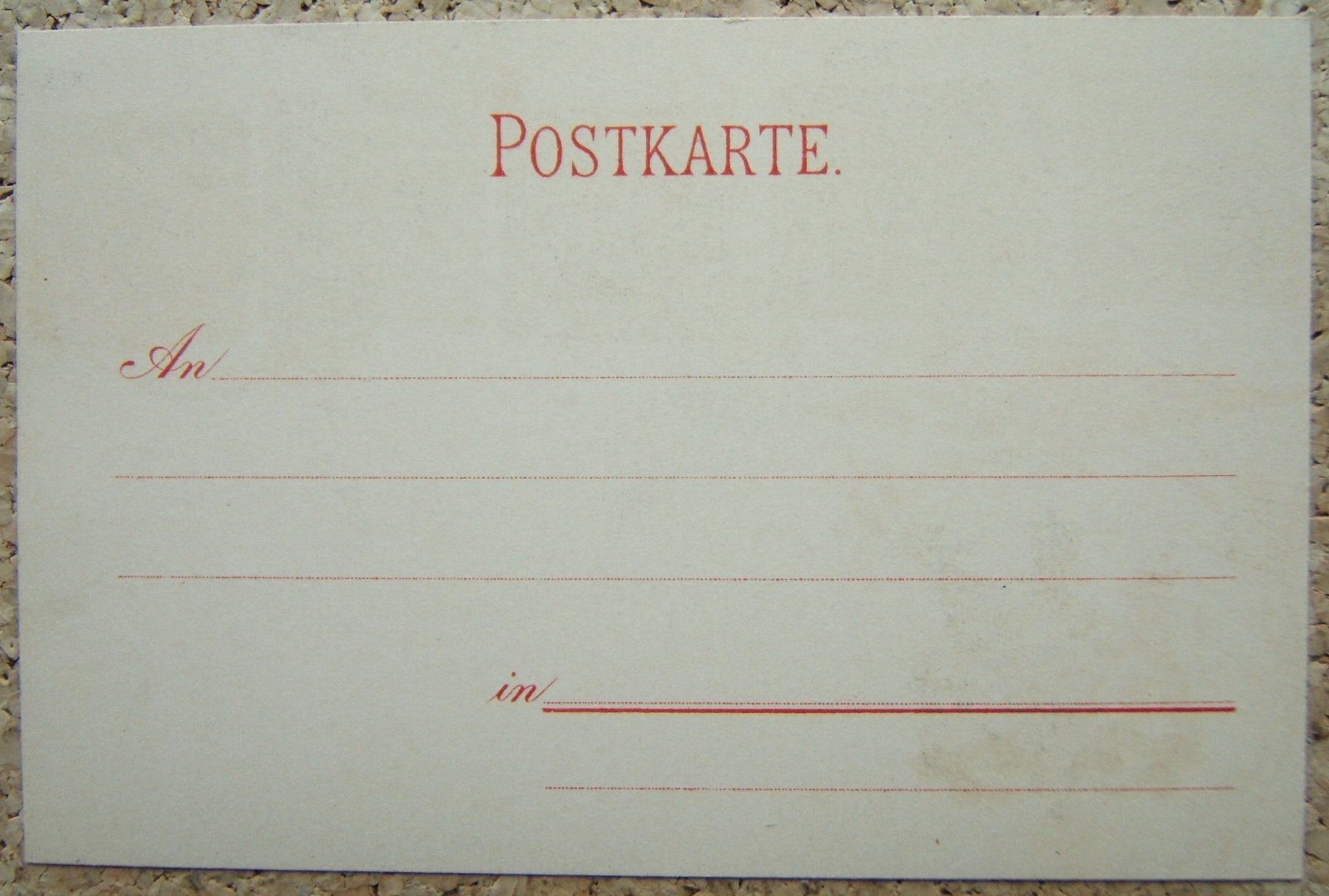 Ansichtskarten: ALTE PK BRIEFMARKENSPRACHE - WÜRTEMBERG – Neu (gemäss Beschreibung) aus Brunnen von Nonne04 1