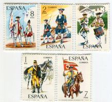 Briefmarken "Uniform". Spanien