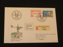 50 Jahre pro Aero Sonderflug 19.05.1988 Zürich - Samedan