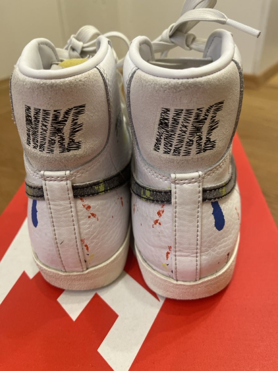 Nike Herrenschuhe: Nike Blazer Mid 77-Paint Splatter sneakers, size 42 – Gebraucht aus Schindellegi von Zurpan 3