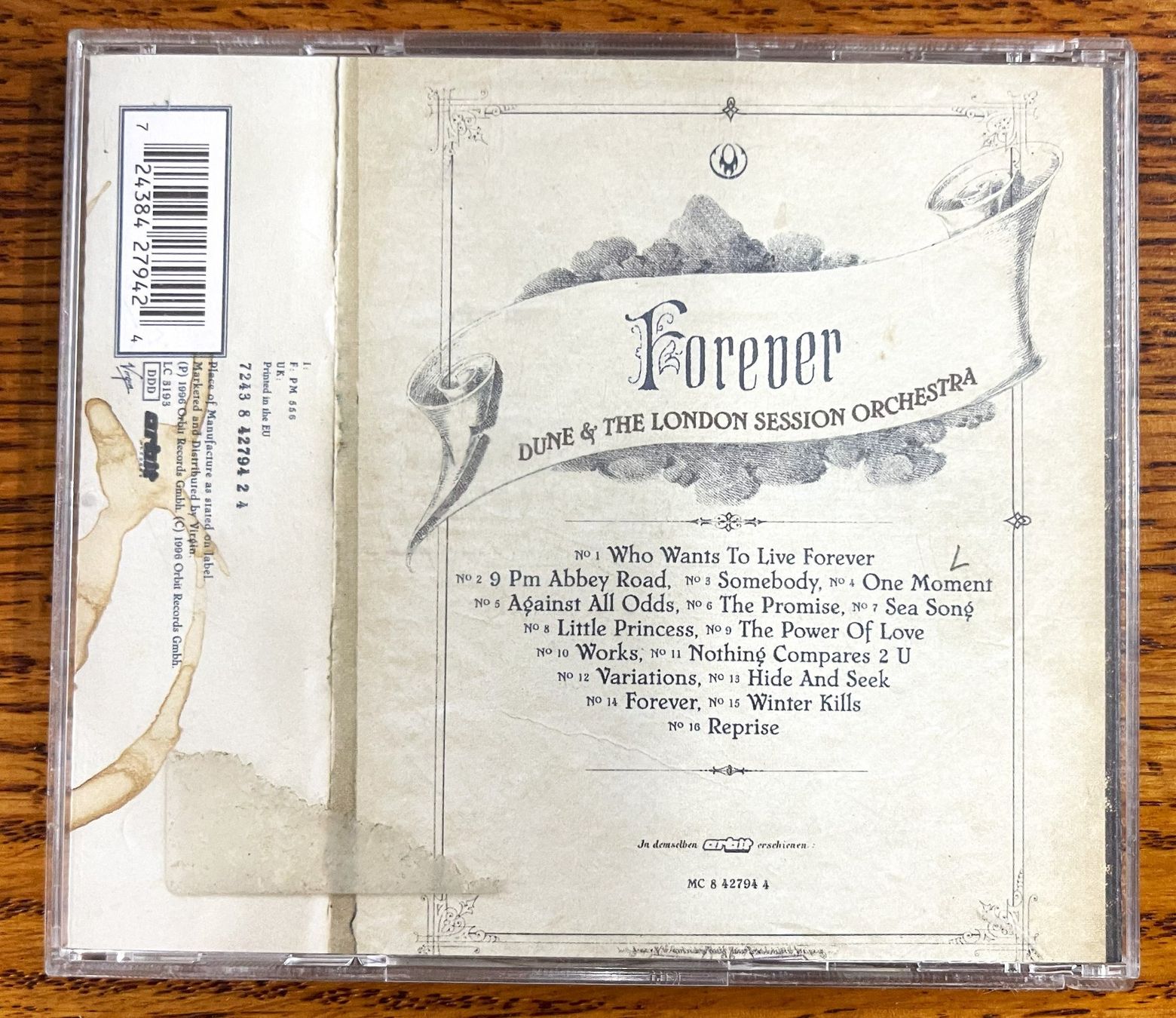 CD: DUNE& The London Session Orchestra - Forever CD – Usato da Oftringen venduto da Vucki 1