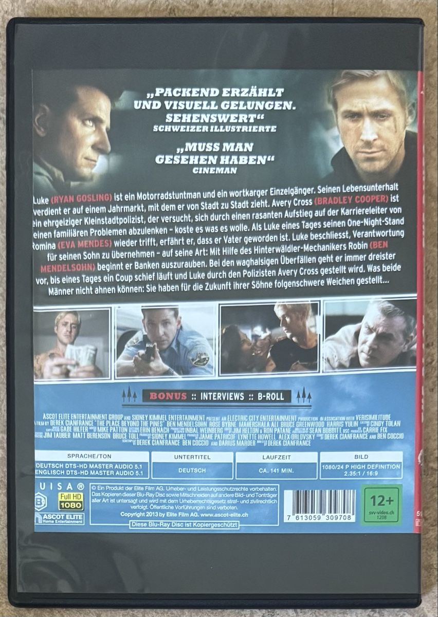 Tutti i DVDs: THE PLACE BEYOND THE PINES – Nuovo (secondo la descrizione) da Dietikon venduto da AndreaSch01 1