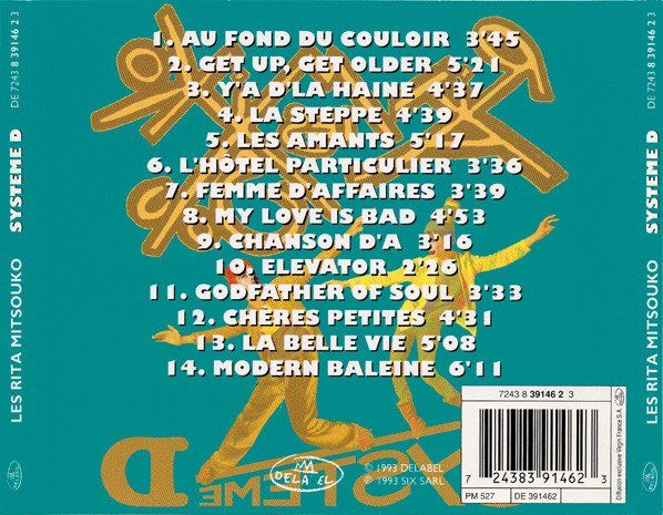 CDs: Les Rita Mitsouko SYSTEME D Iggy Pop Alternative New Wave CD – D'occasion à Kandergrund par Sososo 1