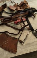 Leder-Konvolut Bastelmaterial