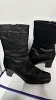 Damen Stiefel Echtleder Schwarz Futter Lammfell Grösse 38