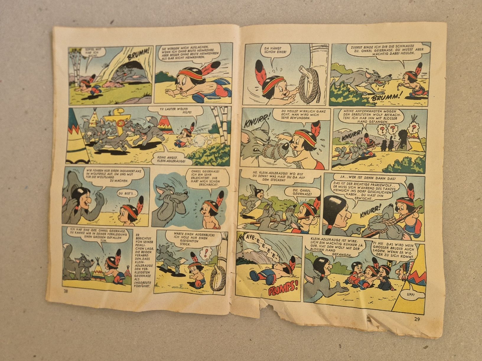 Fumetti: Micky Maus Comic Heft Nr 1 Januar 1955  – Usato da Langendorf venduto da zvonu161 8