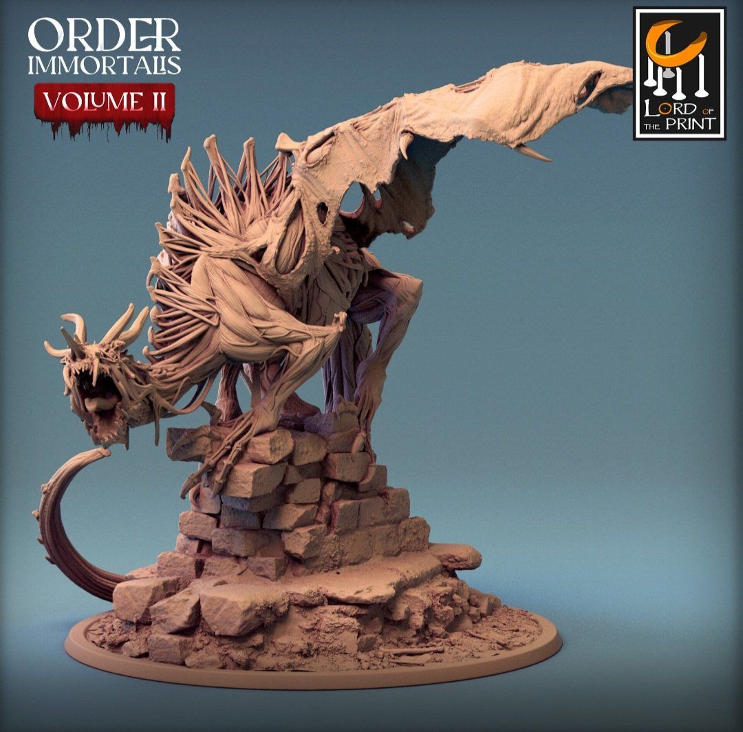 Statuette: Untoter Zombie Drache Warhammer D&D Resin – Nuovo (secondo la descrizione) da Basel venduto da BebbiFett 1