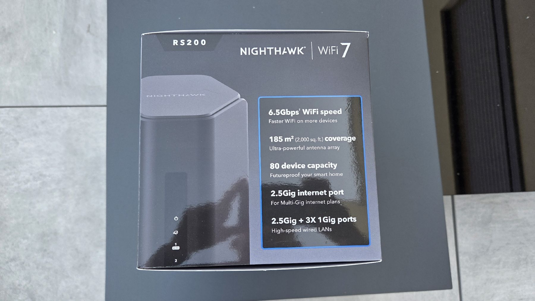Netgear Modems & Router: NETGEAR Nighthawk RS200 WiFi 7 Router neu – Neu und originalverpackt aus Richterswil von Surferb 4