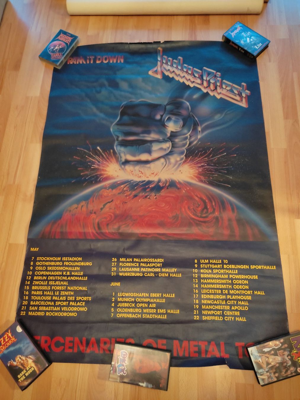 Foto & Immagini: judas priest ram it down tour poster 1988 – Usato da Stansstad venduto da slaxory