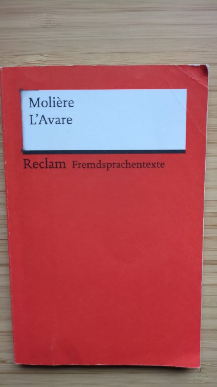 Bücher: Molière L'Avare – Gebraucht aus Hochwald von A3N.