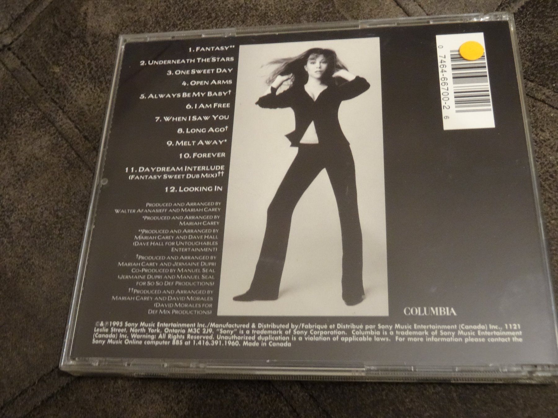 CDs: Mariah Carey - Daydream CD – D'occasion à Olten par Disc-Ausverkauf 1
