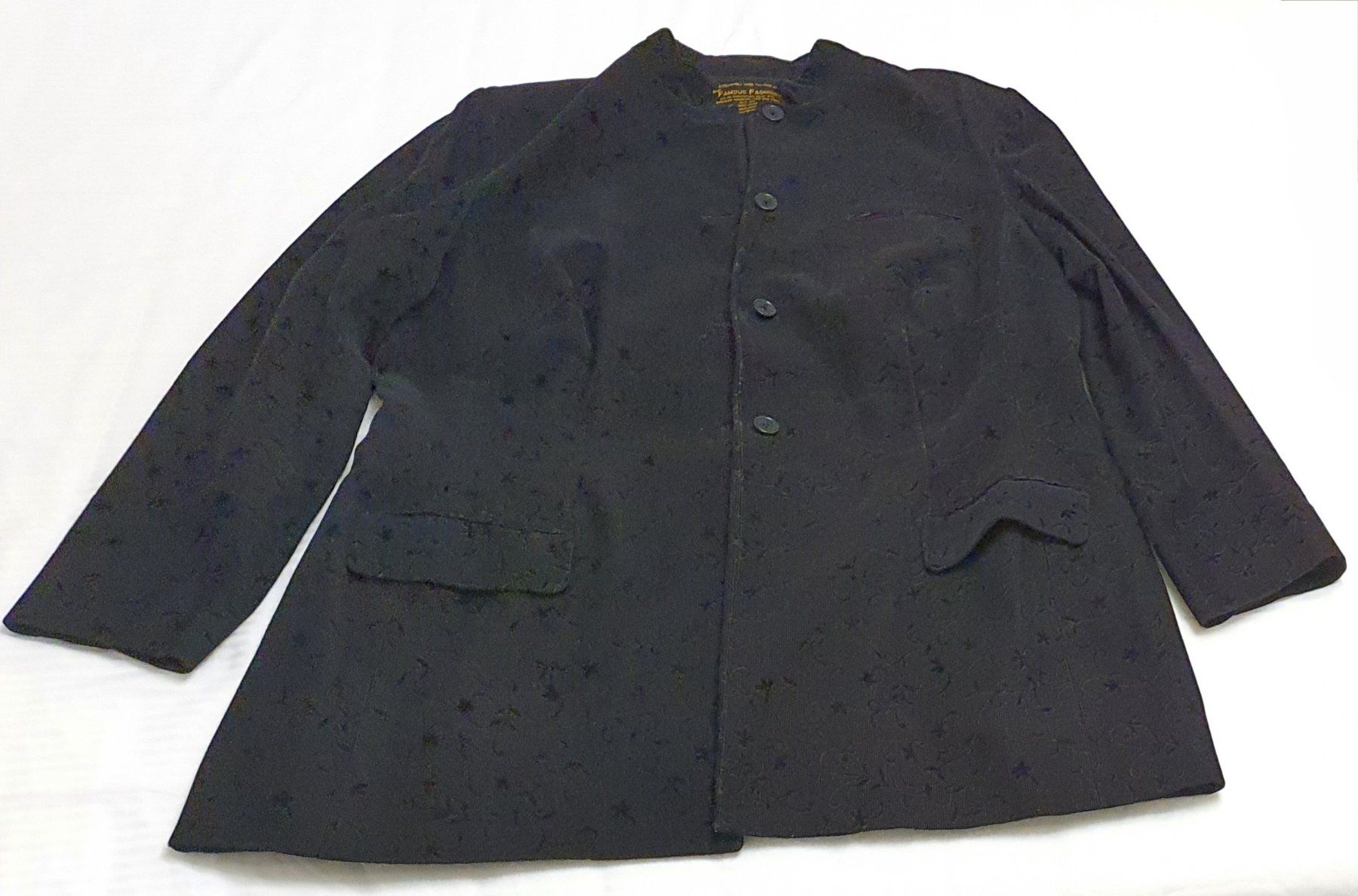Jacken: Jacket, Blazer aus Jaquard 80cm lang, schwarz, Gr. 46 – Gebraucht aus Jona von VivianPatrick 1