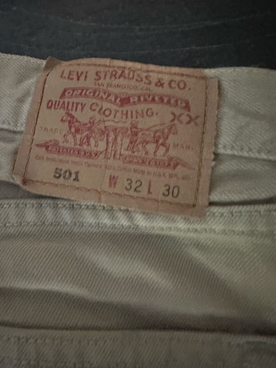 Levi's Jeans: Levi's 501 Jeans beige W32 L30 – Usato da Chur venduto da Monbijou26 1