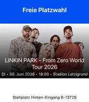 3x Linkin Park Ticket, Letzigrund Stehplatz am 30.06.2026