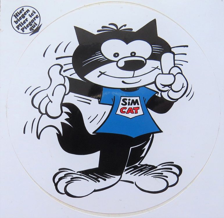 Sticker Sim Cat von SIMCA (Neu (gemäss Beschreibung)) in Ettingen für ...