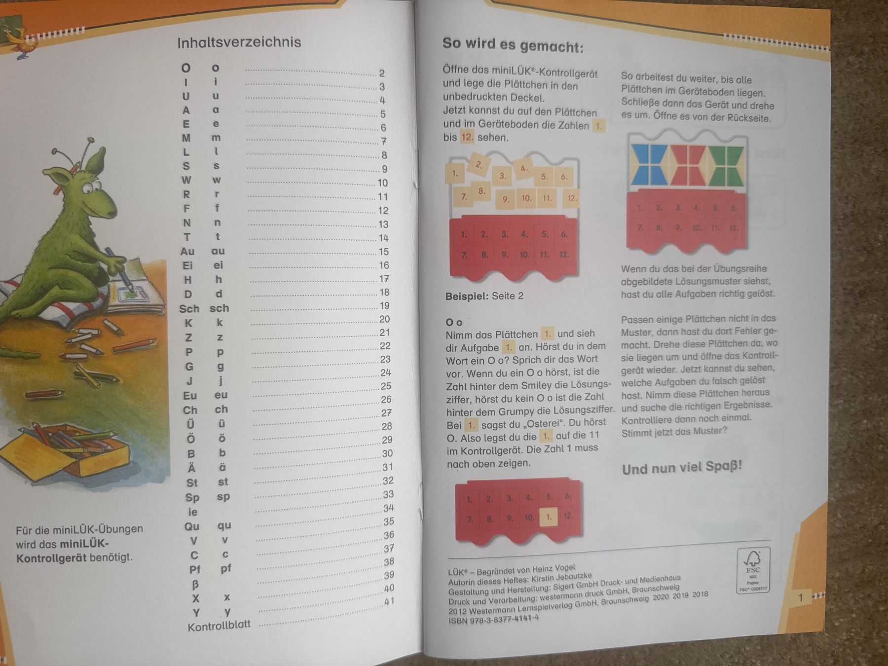 Spiele: Mini-Lük Heft - Karibu- Deutsch - 1. Klasse – Neu (gemäss Beschreibung) aus Aarau von Kilauea 1