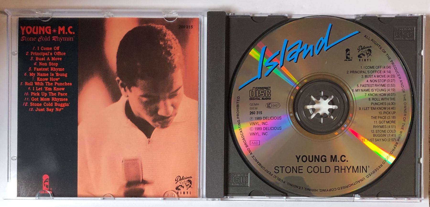 Schallplatten: YOUNG MC - STONE COLD RHYMIN' – Gebraucht aus Poliez-Pittet von Newtown-Records 2