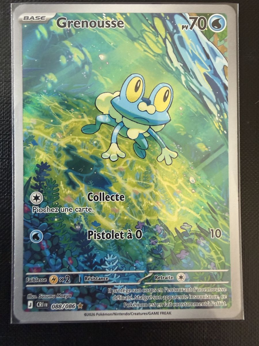 Pokémon Cartes à collectionner: Grenousse #088 CRI FR – Neuf (Voir description) à Savigny par Matgab94
