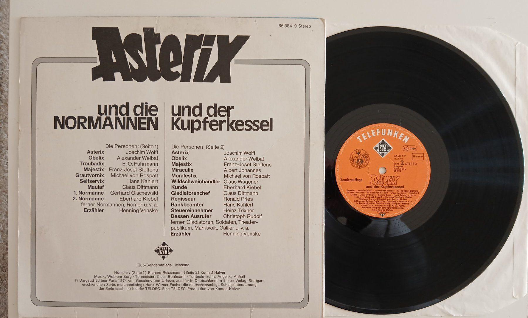 Musicassette: Asterix LP Sonderauflage Club Edition – Usato da Luzern venduto da Dangerous 1