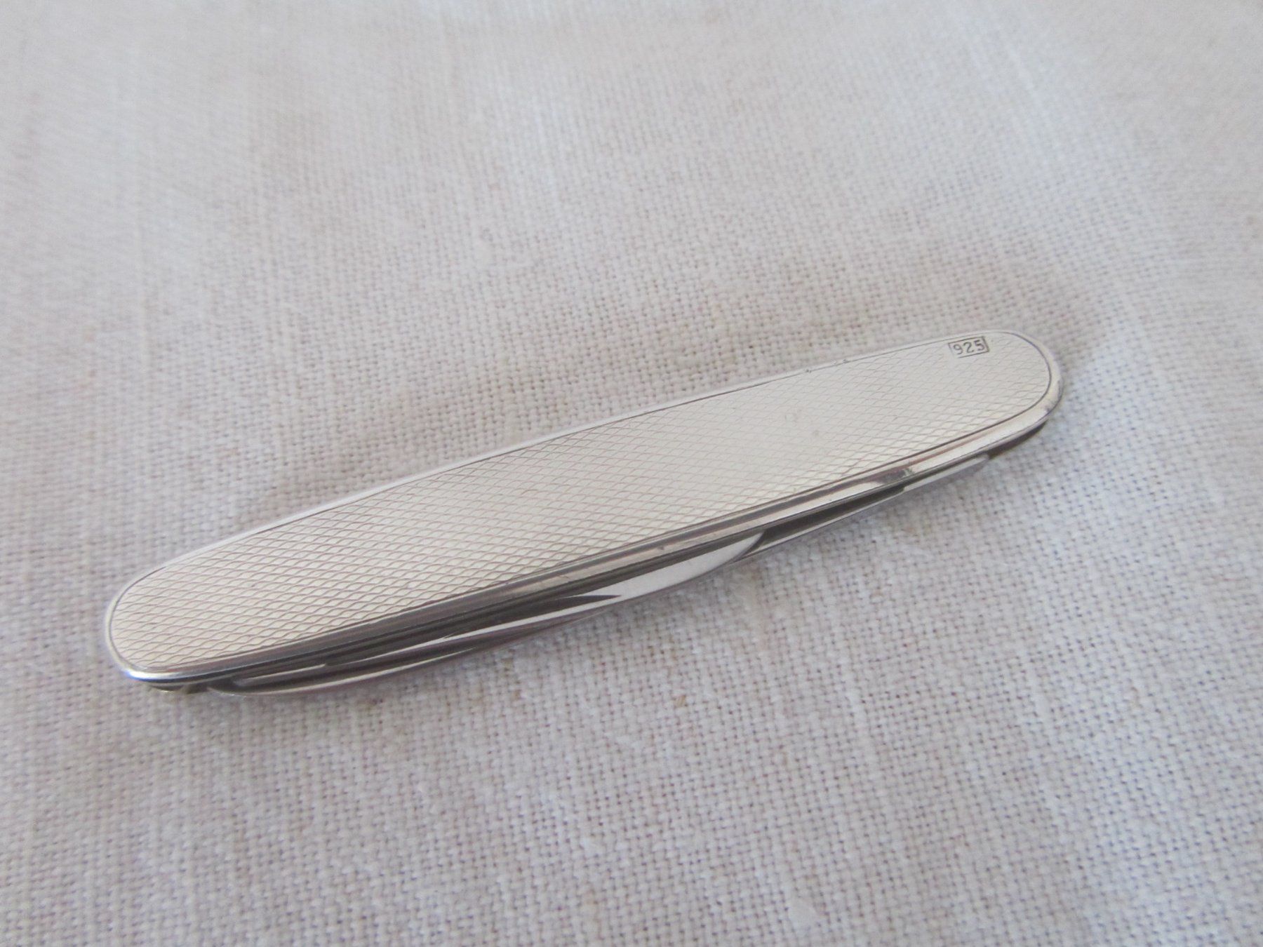 Taschenmesser: Taschenmesser 925 Silber 2 Klingen gebraucht – Gebraucht aus Seengen von mikelele 3