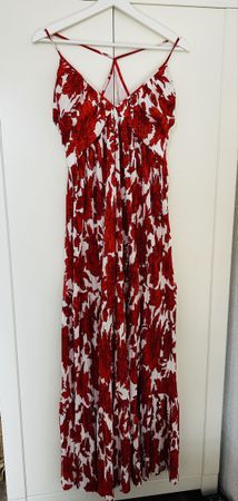 Sommerkleid mit Blumenmuster, Grösse L, neuwertig!