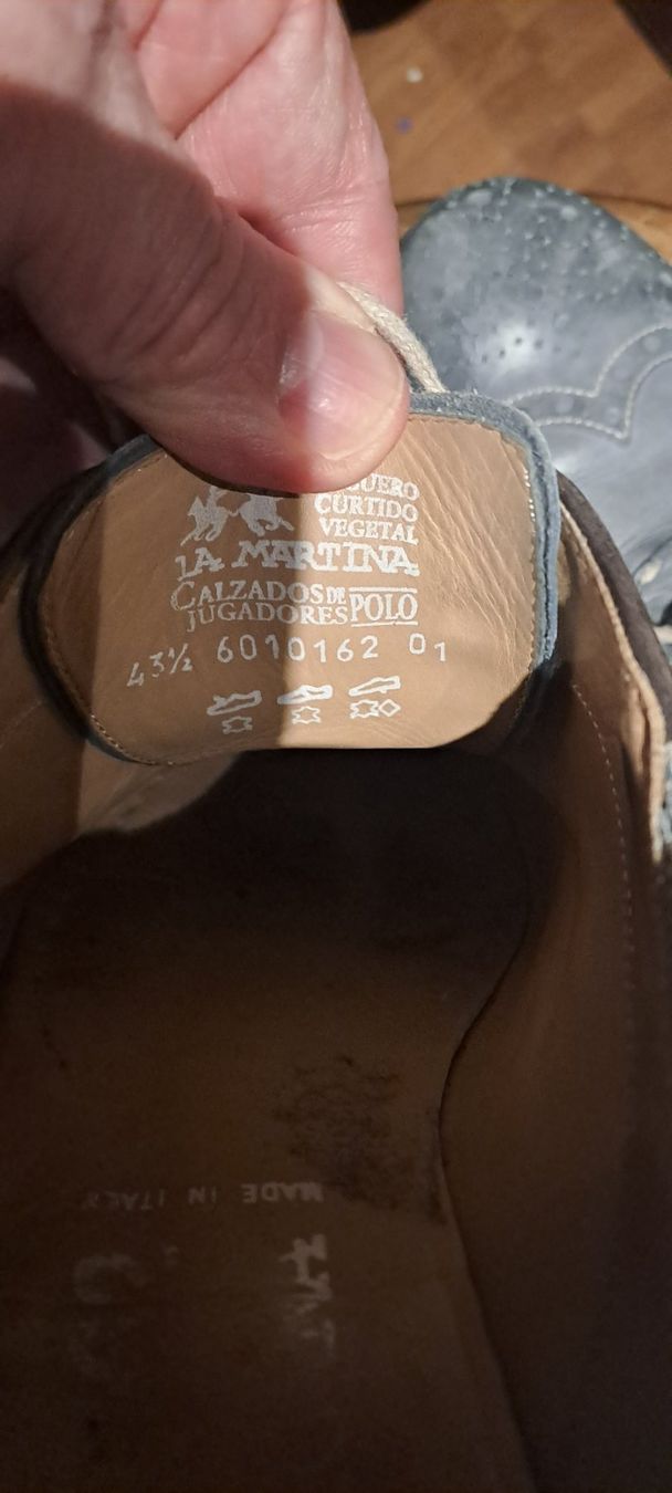 La Martina Herrenschuhe: Schuhe La Martina, hellblau Gr.43.5 – Gebraucht aus Zürich von thowid1973 2