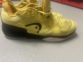Head Tennisschuhe Gr. 40 Gelb/Schwarz - Sommer-Aktion!