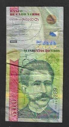 Banconote: Cabo Verde  500  Escudos    Gebraucht – Usato da Gordola venduto da coinsandnotes