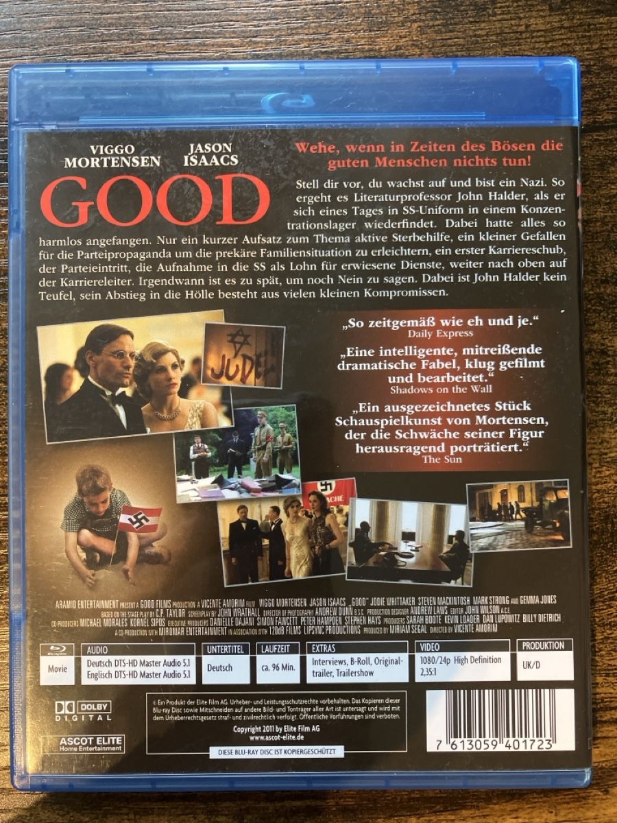 Tutti i DVDs: Good BluRay – Usato da Glarus venduto da Jhuber78 1