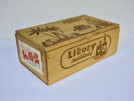 kleine Holzkiste Kiste KAMBLY LIKORY K62 Pralinenverpackung
