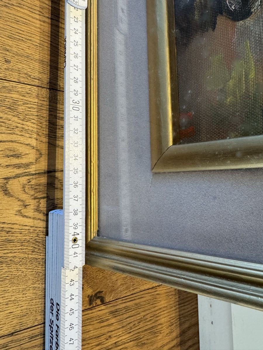 Gemälde: Blumenstillleben Ölgemälde Vintage – Gebraucht aus Niederbüren von Oetschli 2