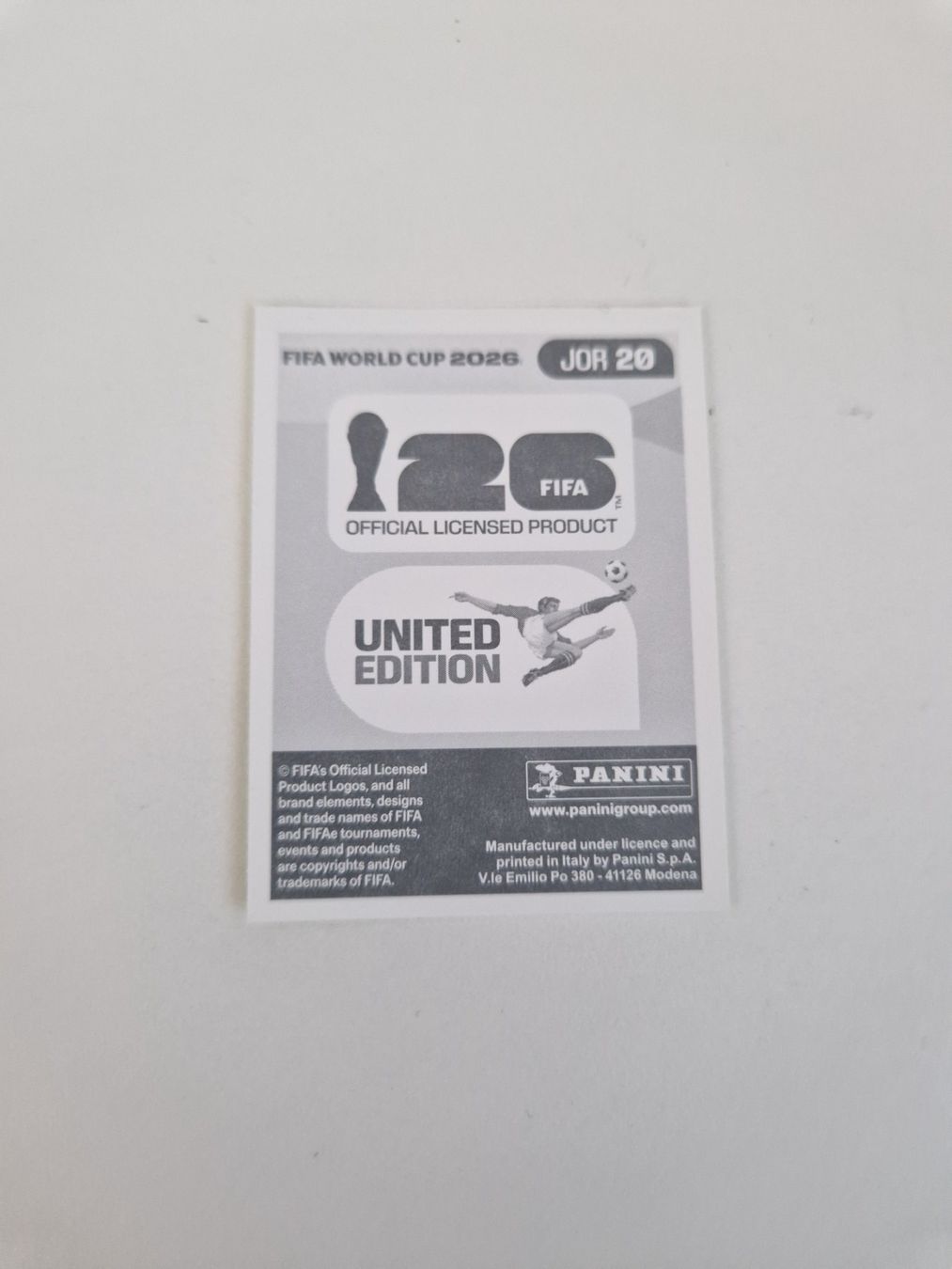 Panini Carte collezionabili: Panini Sticker JOR20 – Nuovo (secondo la descrizione) da Stüsslingen venduto da white_angel86 1