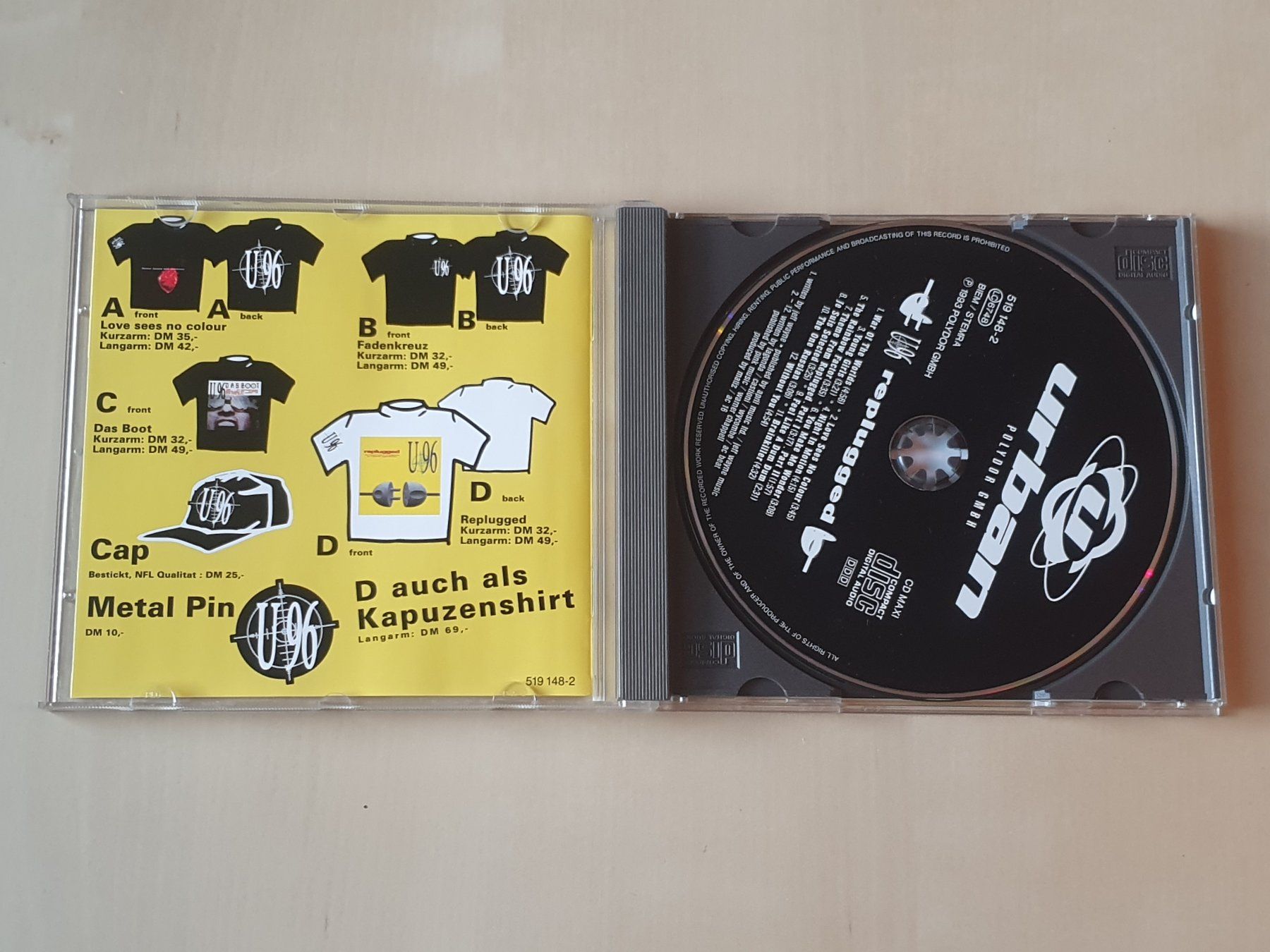 CD: U 96 Replugged – Usato da Stansstad venduto da collectorsshop 2