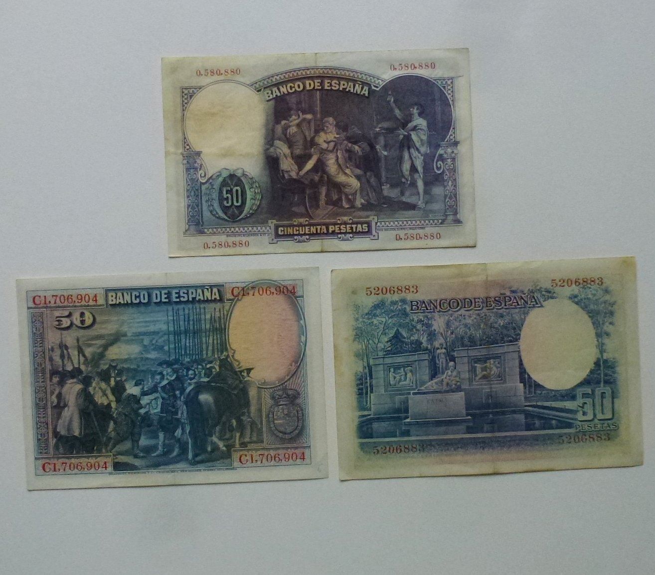 Banknoten: Spanien ++ Lot 12 gebrauchte Banknoten – Gebraucht aus Walkringen von Casablanca777 6