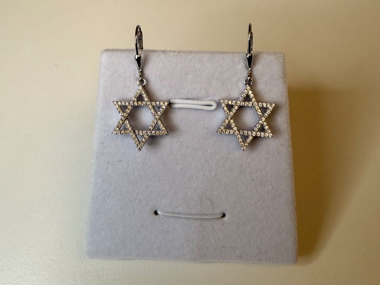 Orecchini pendenti & Orecchini a lobo: Davidstern Set Silber 925 Zirkonia – Nuovo e nell'imballaggio originale da Zug venduto da gold.schmuck 1