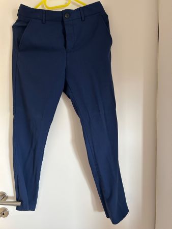 Anzug Hose blau Gr. 46 von Peek and Cloppenburg mit Gilet