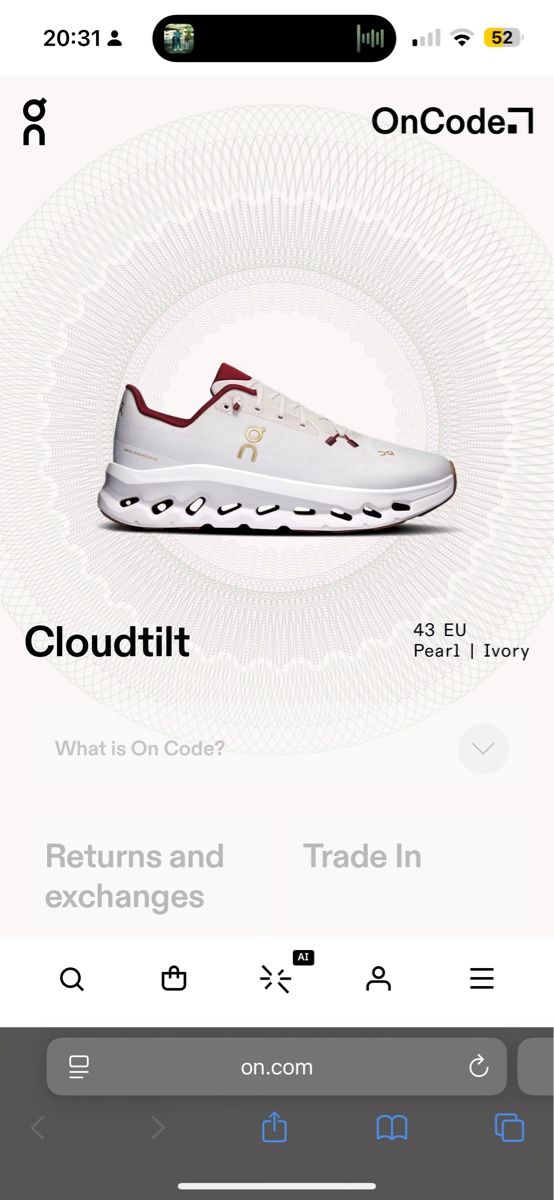 On Scarpe da uomo: On Cloud Laufschuhe Gr. 43 Pearl/Ivory – Nuovo e nell'imballaggio originale da Luzern venduto da kim221080 6