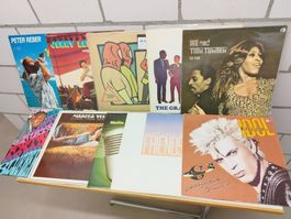 10 Schallplatten Konvolut Rock Pop Jazz gebraucht