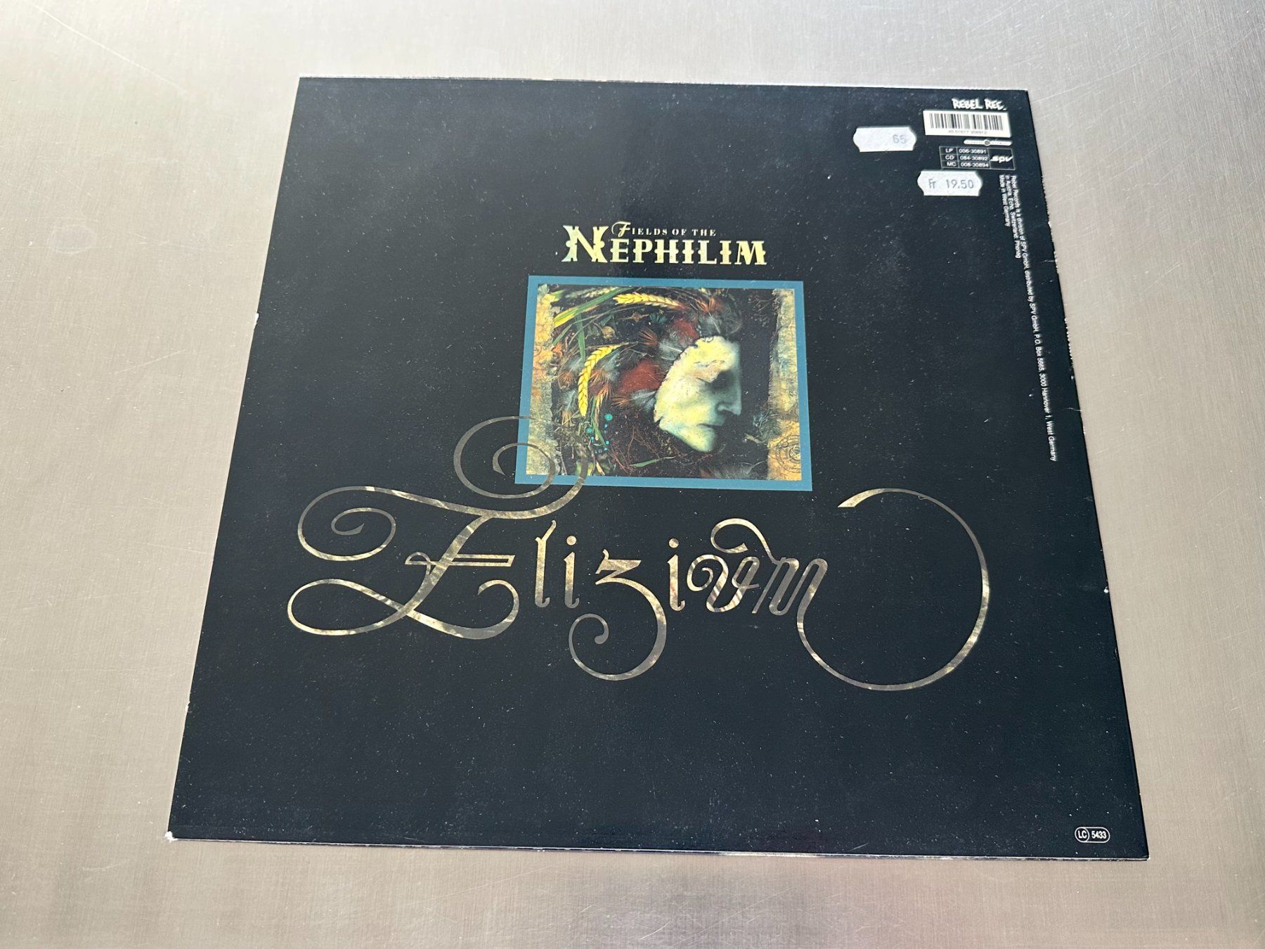Schallplatten: FIELDS OF THE NEPHILIM LP ELIZIUM – Gebraucht aus Sion von jaipur1401 1