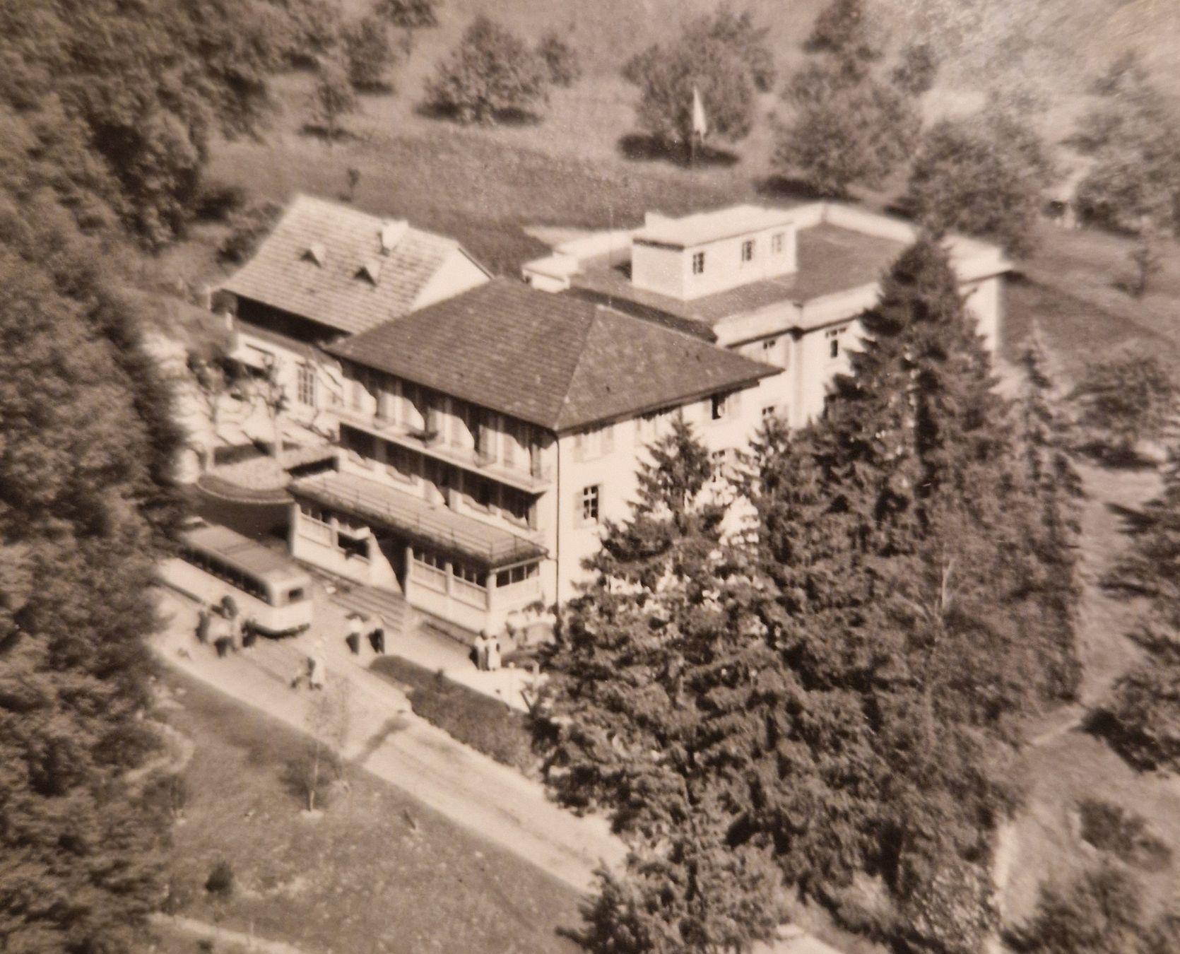 Cartoline postali: Kurhaus Waldegg, Rickenbach 1963 – Usato da Ebikon venduto da Donar50 1