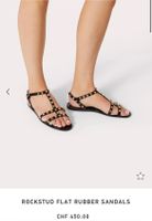 Valentino Rockstud Schwarze Sandalen