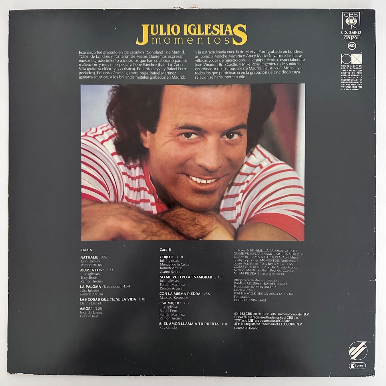 Dischi in vinile: LP - Julio Iglesias - Momentos – Usato da Breganzona venduto da Onairda75 1