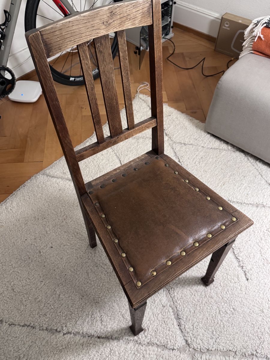 Chaises: Vier antike Holzstühle Jugendstil – D'occasion à Schlatt ZH par knut99 2