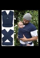 Manduca Baby Sling Navy Baumwolle guter Zustand