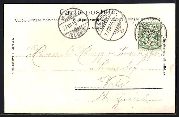 Cartes postales: AK Tschamutt, Strassenpartie mit Kirche – D'occasion à Berlin par bartko-reher 1
