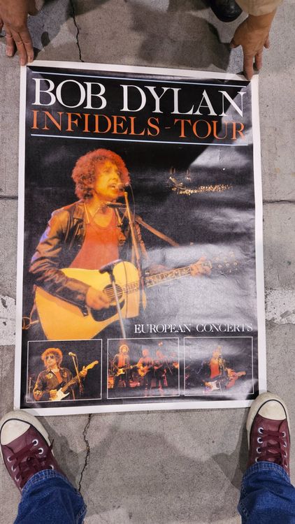 Poster Bob Dylan Infidels Tour (Gebraucht) in Melano für CHF 9 – mit ...