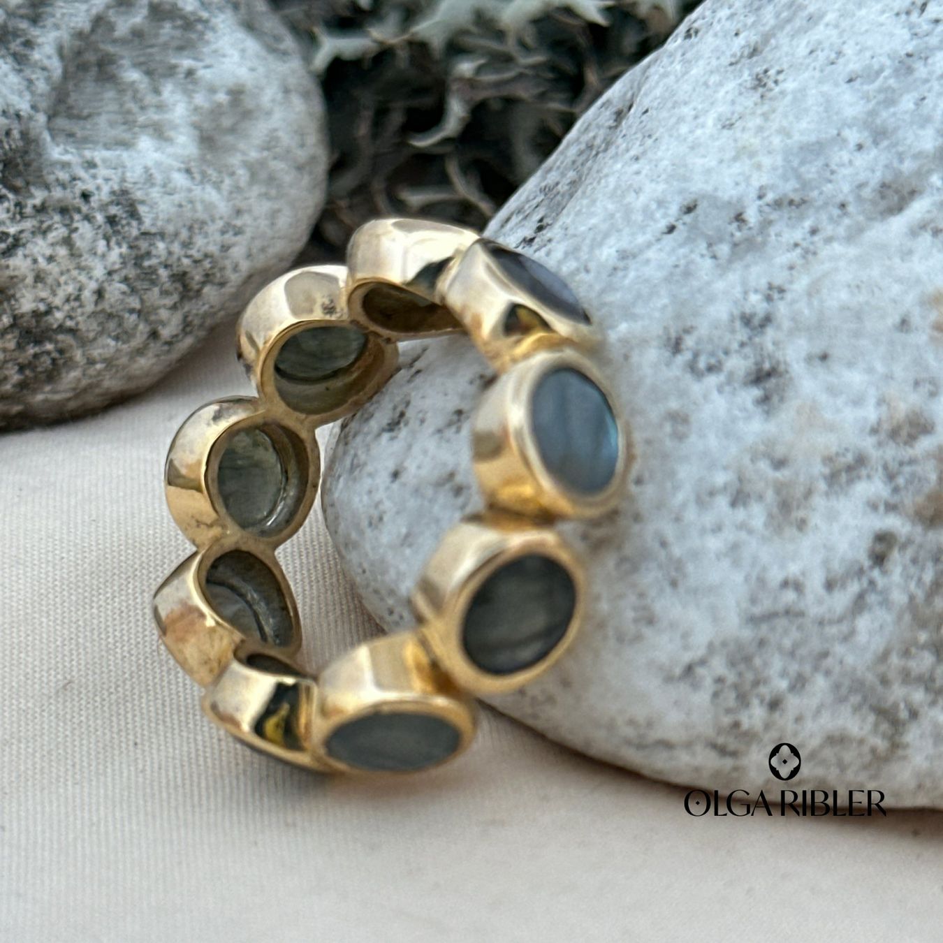 Olga Ribler Bagues: Memory Silber Ring 925 Grösse 59 Labradorite – Neuf (Voir description) à Luzern par Schmuckoutlet 6