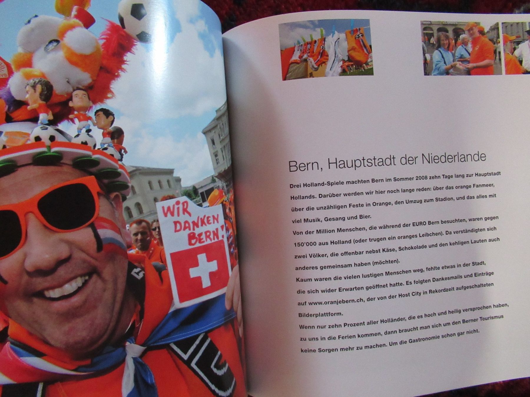Bücher: BERN FEIERT DIE EURO 2008 - DAS ORANGE WUNDER – Neu (gemäss Beschreibung) aus Moosseedorf von haro01 8